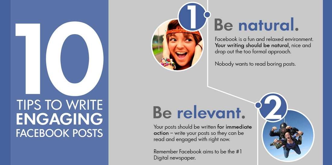 10 Awesome Tips to Write Engaging Facebook Posts [Infographic]